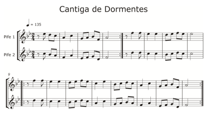 Cantiga de Dormentes